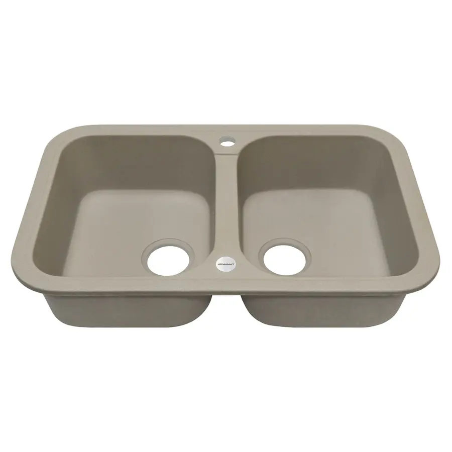 Гранітна кухонна мийка Adamant TWINS