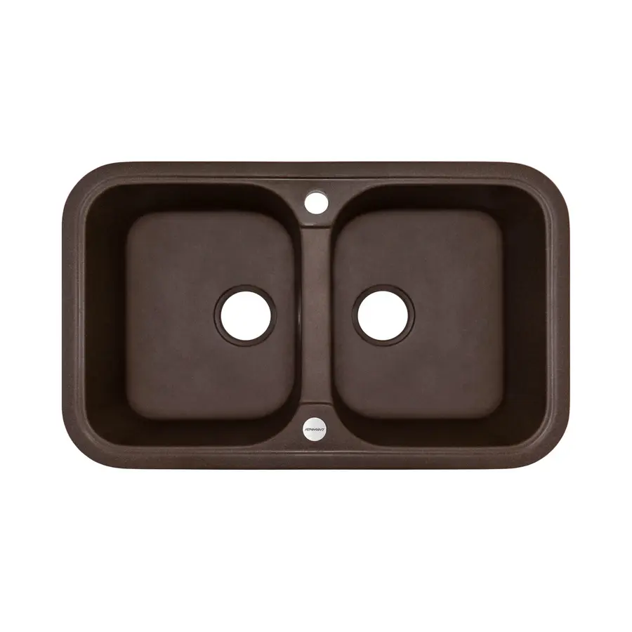 Гранітна кухонна мийка Adamant TWINS