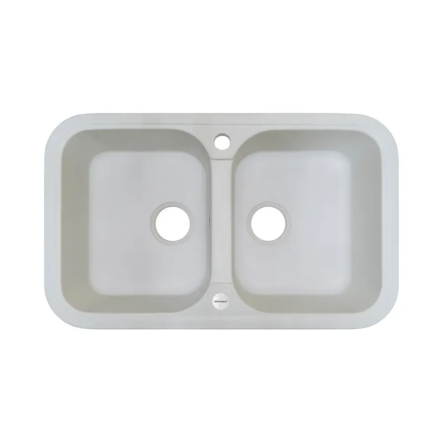 Гранітна кухонна мийка Adamant TWINS