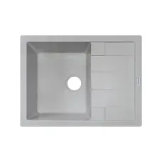 Гранітна кухонна мийка Adamant ANILA світло-СІРИЙ-09