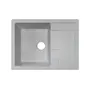 Гранітна кухонна мийка Adamant ANILA світло-СІРИЙ-09