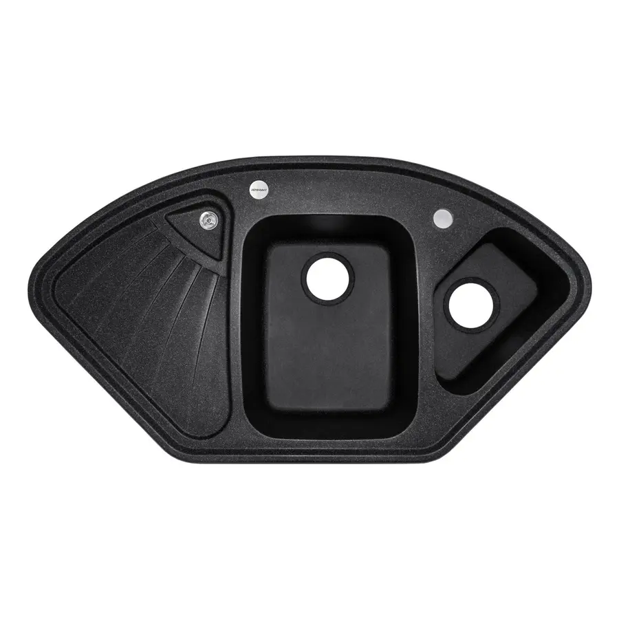 Гранітна кухонна мийка Adamant CONSENSUS ЧОРНИЙ-03