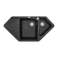 Гранітна кухонна мийка Adamant SPIRIT ГРАФИТ-13