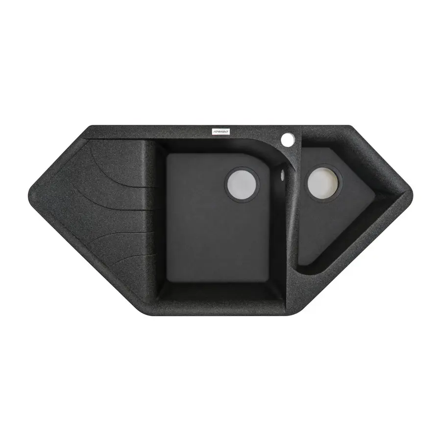 Гранітна кухонна мийка Adamant SPIRIT ГРАФИТ-13