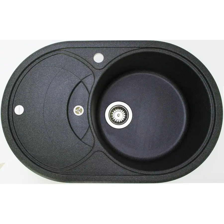 Гранітна кухонна мийка Adamant SHELL ГРАФИТ-13