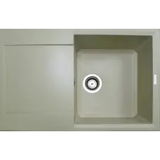 Гранітна кухонна мийка Adamant HORIZON СВІТЛО IVORY-08