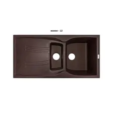 Гранітна кухонна мийка Adamant NEW LINE PLUS МОККО-12