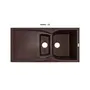 Гранитная кухонная мойка Adamant NEW LINE PLUS МОККО-12