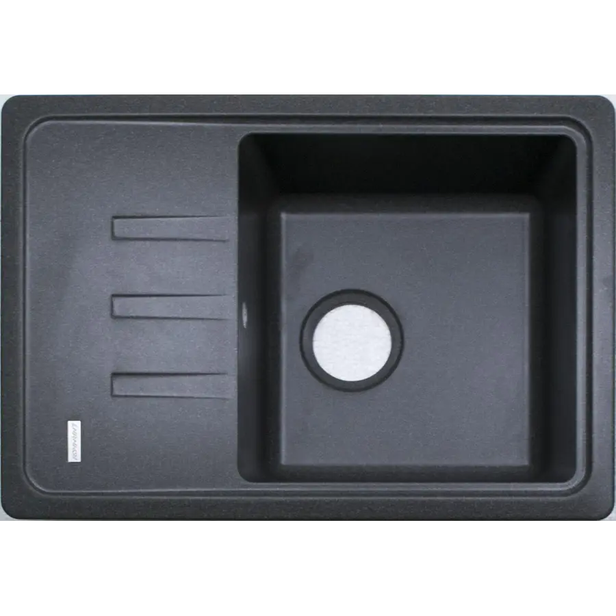 Гранітна кухонна мийка Adamant SLIM СІРИЙ - 04