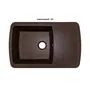 Гранітна кухонна мийка Adamant OPTIMAX КОРИЧНЕВИЙ-05