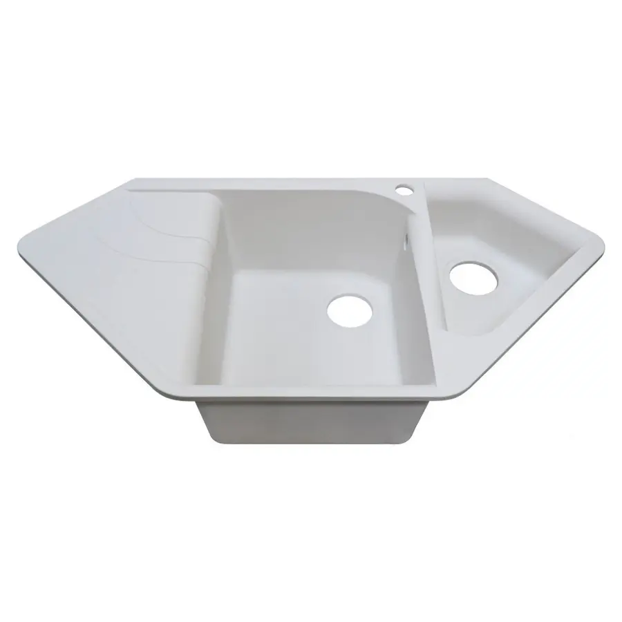 Гранітна мийка Adamant SPIRIT Білий