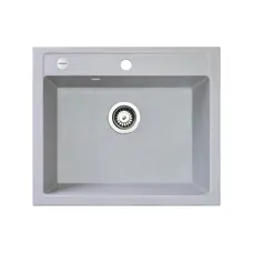 Гранітна мийка Adamant PRIZMA Світло сірий