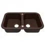 Гранітна мийка Adamant TWINS Мокко