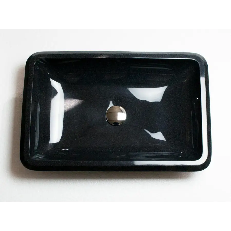 Умывальник врезной ADAMANT PLAIN 590Х390 BLACK