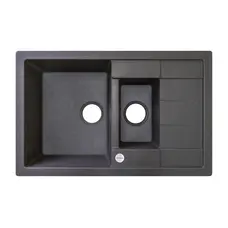 Гранітна кухонна мийка Adamant ANILA PLUS СІРИЙ-04