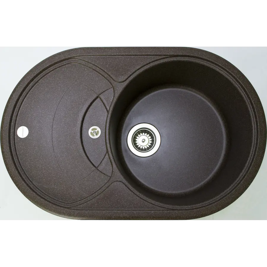 Гранітна кухонна мийка Adamant SHELL КОРИЧНЕВИЙ-05