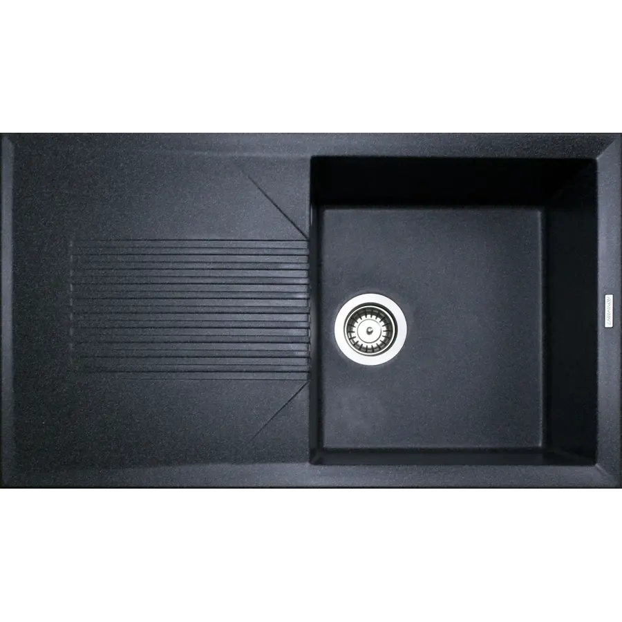 Гранітна кухонна мийка Adamant NOVAK ГРАФИТ-13