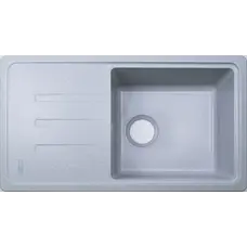 Гранітна кухонна мийка Adamant SLIM LONG СВІТЛО СІРИЙ-09