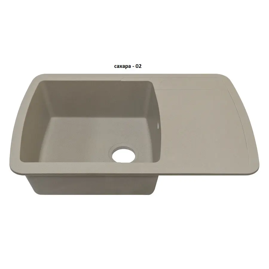 Гранітна кухонна мийка Adamant OPTIMAX ЦУКРУ-02