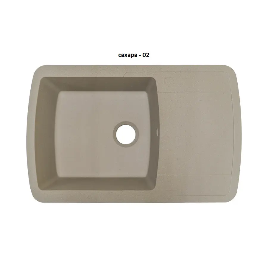 Гранітна кухонна мийка Adamant OPTIMAX ЦУКРУ-02