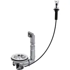 Вентиль-эксцентрик с переливом pop-up Различные материалы