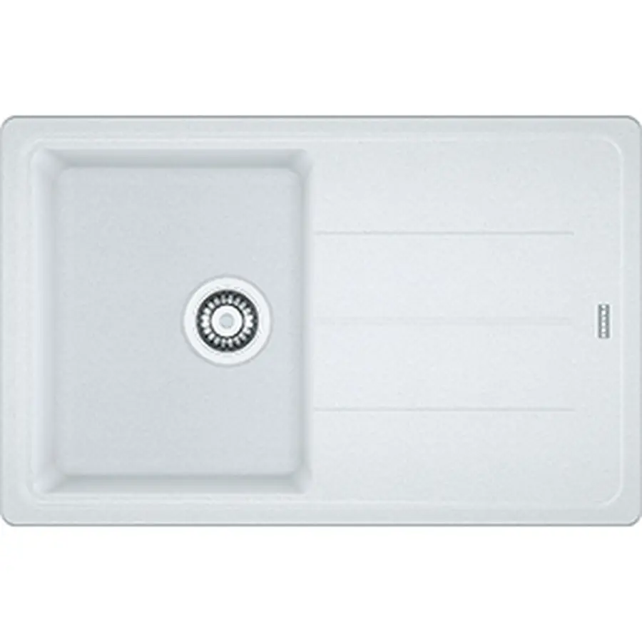Гранітна кухонна мийка Franke Basis BFG 611-78 Фраграніт Білий