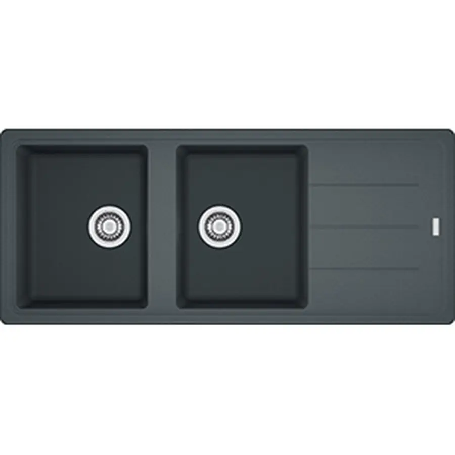 Гранитная кухонная мойка Franke Basis BFG 621-116 фрагранит Графит