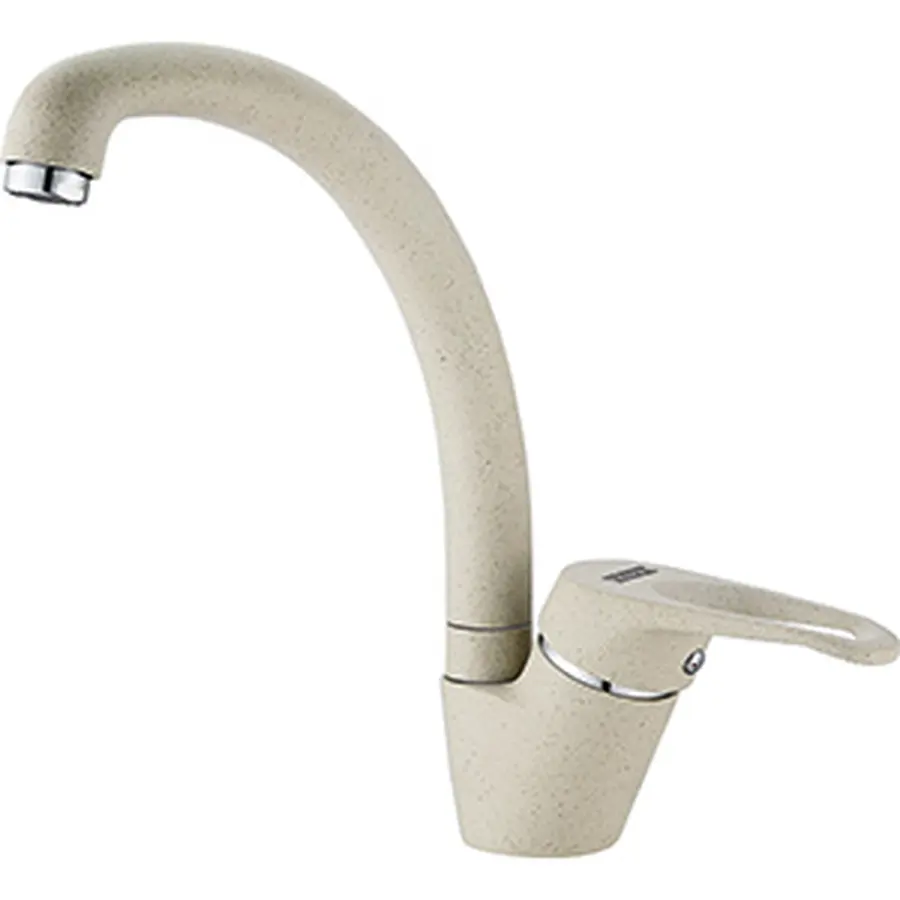 Смеситель для кухни Franke Vega С поворотным изливом фрагранит Сахара