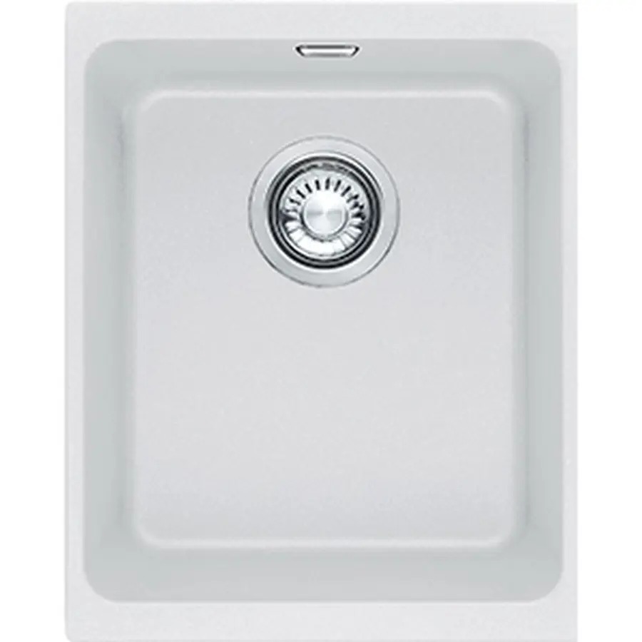 Кухонная гранитная мойка Franke Kubus KBG 110-34 фрагранит Белый