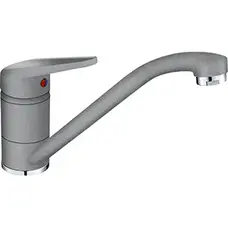 Кухонний змішувач Franke Novara Plus З поворотним виливом Фраграніт Сірий камінь