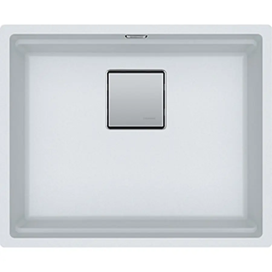 Кухонна гранітна мийка Franke Kubus 2 KNG 110-52 Фраграніт Білий