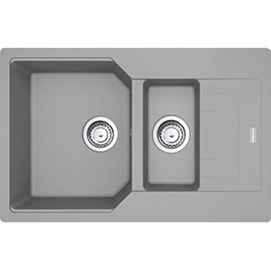 Кухонна гранітна мийка Franke Urban UBG 651-78 Фраграніт Сірий камінь