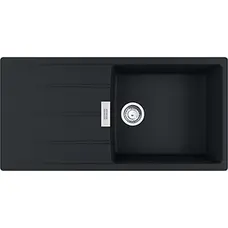 Гранітна кухонна мийка Franke Centro CNG 611-100 Фраграніт Чорний матовий