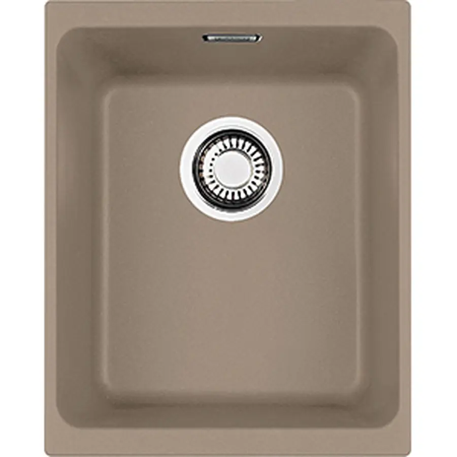 Кухонная гранитная мойка Franke Kubus KBG 110-34 фрагранит Миндаль