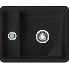 Кухонна гранітна мийка Franke Kubus KBK 160 Fraceram Чорний матовий