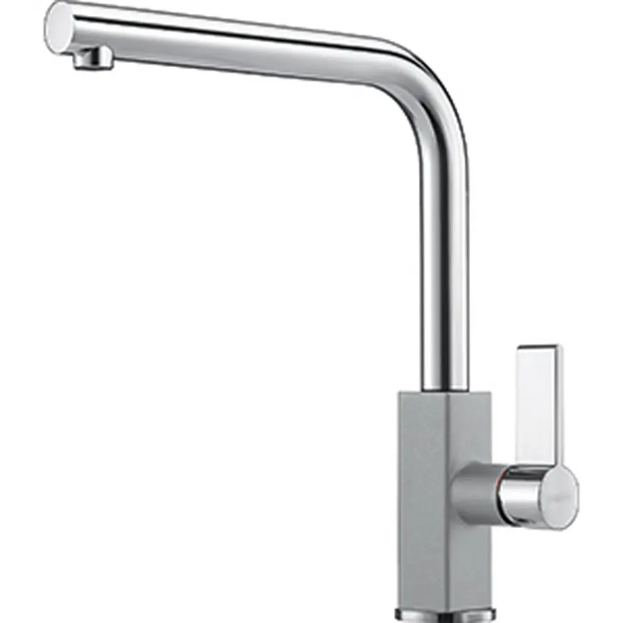 Кухонний змішувач Franke Maris З поворотним виливом Хром - Сірий камінь