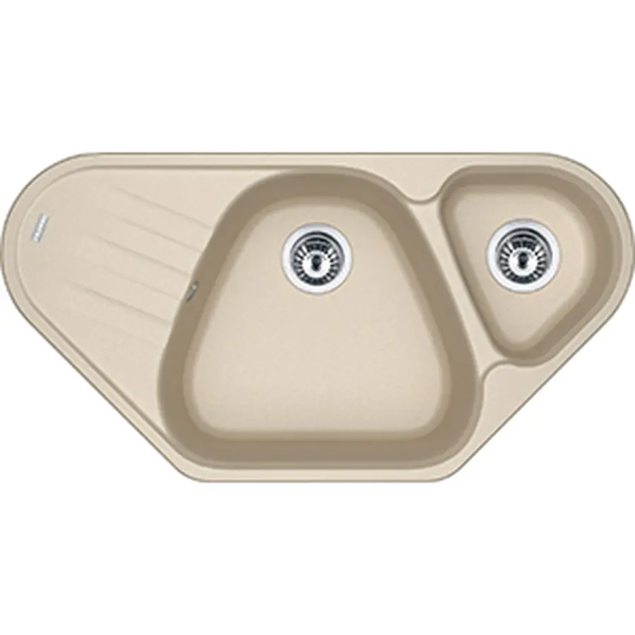 Кухонна гранітна мийка Franke Antea AZG 661-E Фраграніт Бежевий