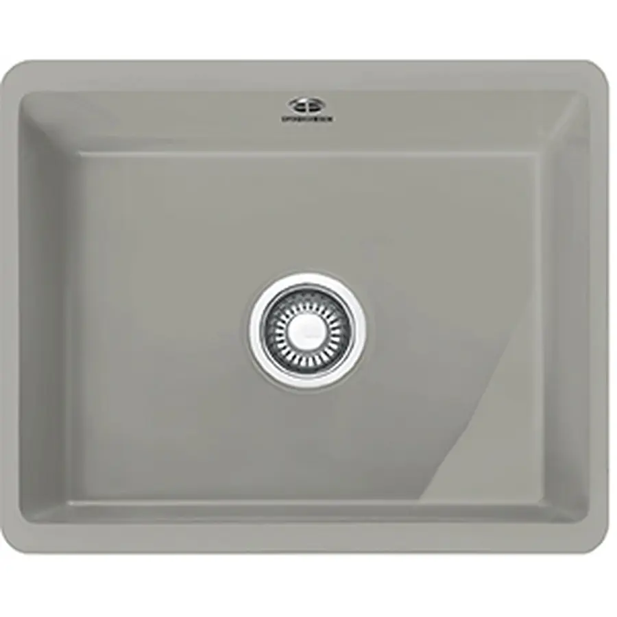 Кухонна гранітна мийка Franke Kubus KBK 110-50 Fraceram Сірий матовий