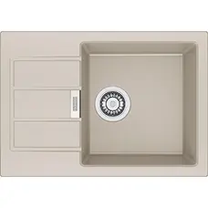 Кухонна гранітна мийка Franke Sirius SID 611-62 Slim Тектонайт Сахара