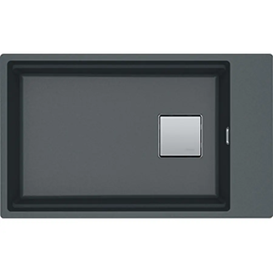 Кухонна гранітна мийка Franke Kubus 2 KNG 110-62 Фраграніт Графіт