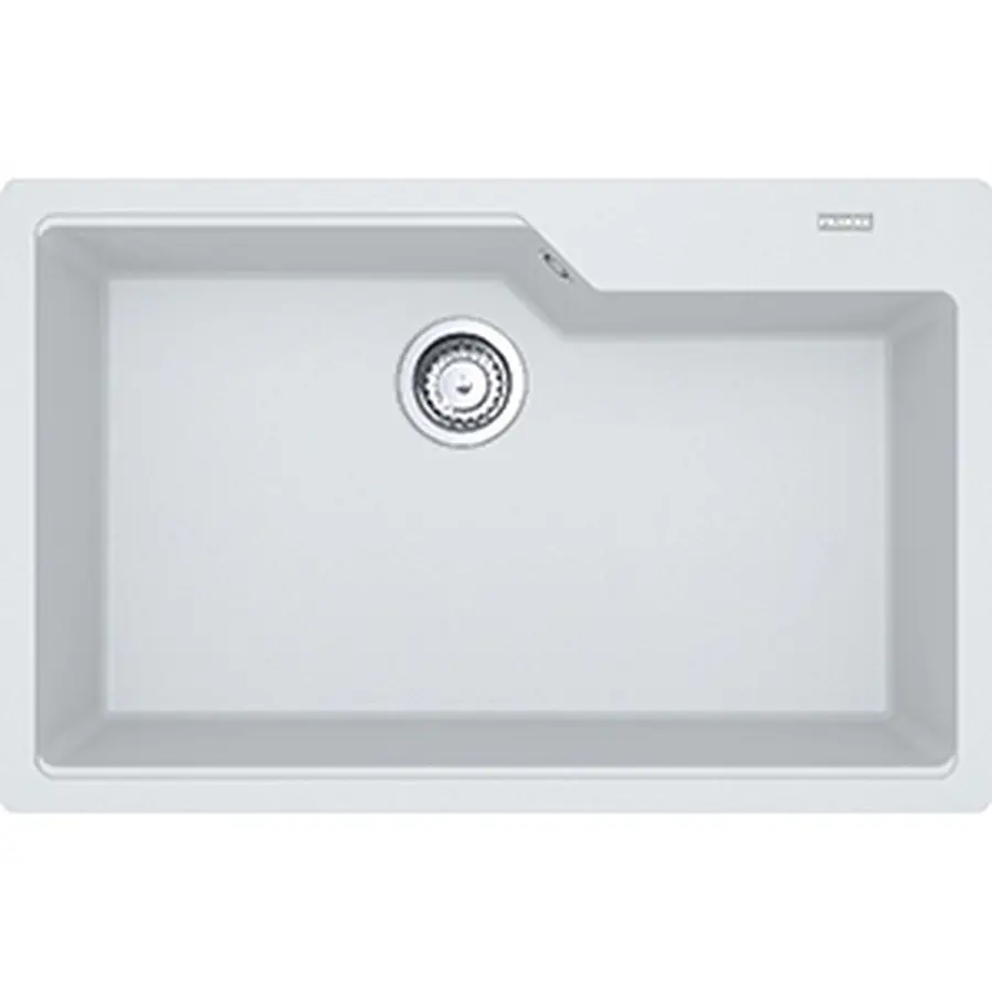 Кухонная гранитная мойка Franke Urban UBG 610-72 фрагранит Белый