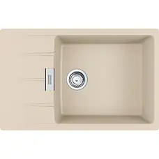 Кухонна гранітна мийка Centro CNG 611-78 XL Фраграніт Бежевий
