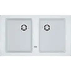 Гранітна кухонна мийка Franke Basis BFG 620 Фраграніт Білий