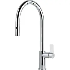 Змішувач кухонний Franke Ambient З витяжним виливом та функцією душу Хром