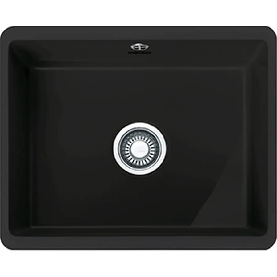 Кухонна гранітна мийка Franke Kubus KBK 110-50 Fraceram Чорний матовий Кухонна гранітна мийка Franke Kubus KBK 110-50 Fraceram Чорний матовий
