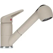 Кухонний змішувач Franke Novara Plus З витяжним виливом та функцією душу Фраграніт Сахара