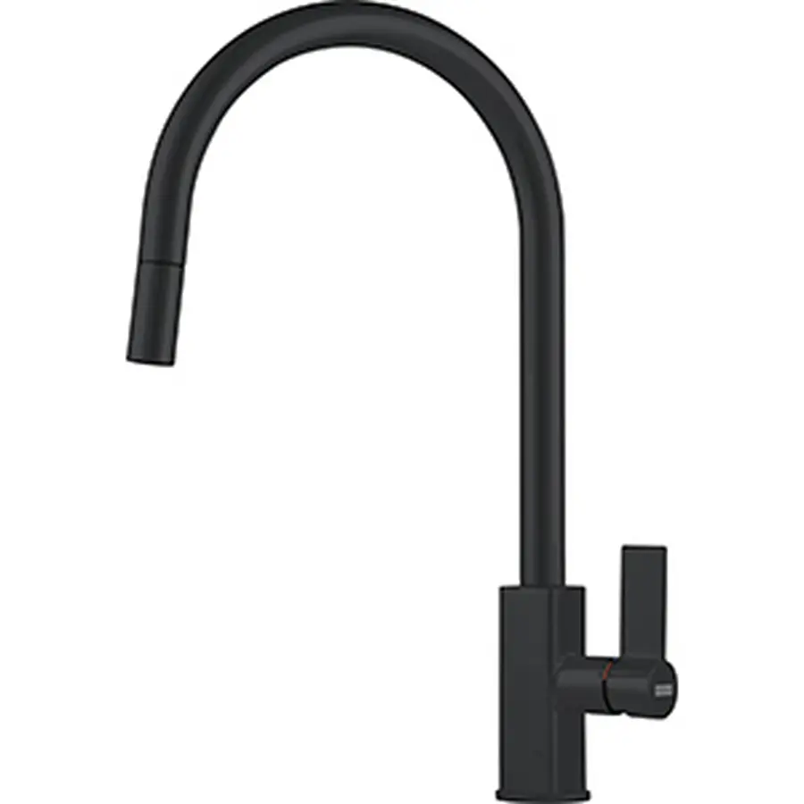Кухонный смеситель Franke Maris С выдвижным изливом Черный матовый