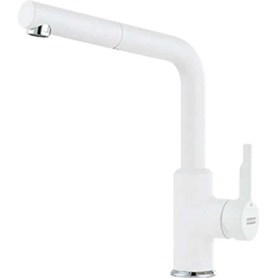 Смеситель для кухни Franke Urban С вытяжным изливом Хром-Белый