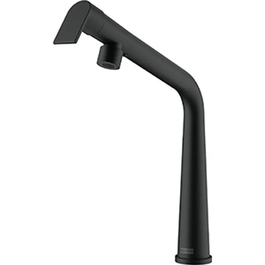 Кухонный смеситель черный Franke Icon С поворотным изливом