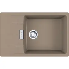 Кухонна гранітна мийка Centro CNG 611-78 XL Фраграніт Мигдаль